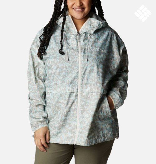 Jacheta Columbia Alpine Chill Windbreaker Dama Verzi | Plus Size UPSQ1Z98M